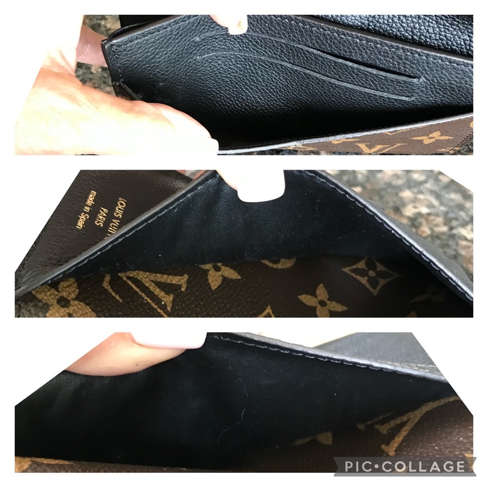 Exquisite Louis Vuitton Pallas Noir Compact  Wallet - Picture 9 of 16